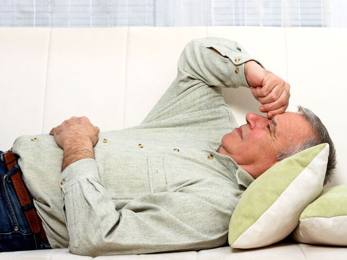 general discomfort with prostatitis