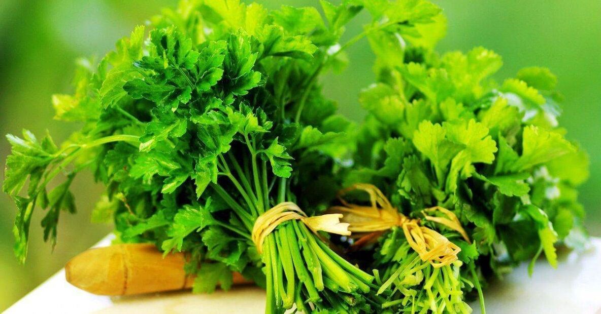 Parsley cures prostatitis