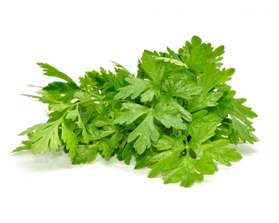 Parsley to make a decoction to treat prostatitis