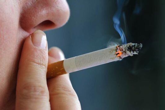 Regular smoking is one of the causes of prostatitis in men